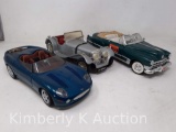 3 Toy Models- '49 Cadillac, '37 Jaguar and Jaguar XK180 (Year Unknown)