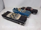 3 Toy Chevy Models- 1961, 1957, 1959