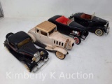 4 Toy Ford Models- (3) 1932 and 1933