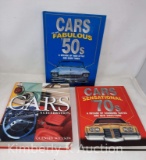 3 Books- Cars A Celebration, Cars Fabulous 50's and Cars Sensational 70's