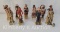 10 Miniature Figural Decanters of Various Whiskies by Ski Country, etc.