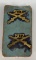 Pair of brass infantry military pins of 507th regiment