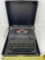 Vintage Smith Corona Portable Typewriter in Original Case