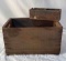 Early Wooden Crate and Wooden Cheese Box