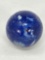 Vintage Mottled Blue Bennington Pottery Shooter Marble