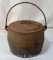 Antique Cast Iron 10 Inch Pot with Tin Lid