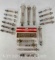 Lot of Vintage Glass Hypodermic Syringes, one with Original Box
