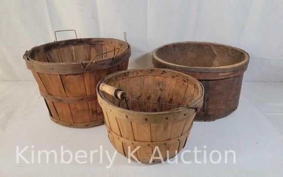 2 Orchard Baskets and Cheese Box