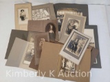 Vintage Photographs Lot, Includes 1914 Calendar Picture and Cigar Factory Photo