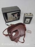 Kodak Brownie 8 Camera, Other Camera and Leather Case