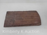 Early Redware Roof Shingle