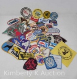 Large Grouping of Fabric Patches- Sports, Businesses, Dog Breeds, Car Brands, Etc.