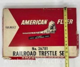 A C Gilbert Co American Flyer Railroad Trestle in Original Box, Item No. 26781