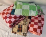 Grouping of 4 Patchwork Quilts- No Batting