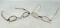 2 Early Pairs of Antique Eye Glasses, Spectacles