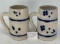 Two 1960's Wiliamsburg Pottery Mugs