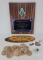 Masonic Anniversary Plaque, Valley Forge Souvenir Plaque, Wooden Nickels, Key Chain, Mini PA License