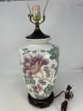 Oriental Floral Table Lamp