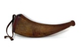 Wooden Powder Horn