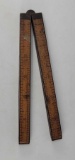 24 Inch Wooden Folding Rule - No. 62, The C-S Co, Fine Meadow, Conn, USA