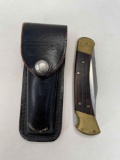 Buck 110 Knife with Leather Case