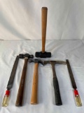 Hammers, Files and 4 Lb. Sledge