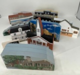 Cat's Meow and Hometowne Collectible Wooden Buildings