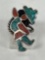 Silver Inlaid Ring of Mexican Dancer