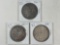 Morgan Dollars 1886, 86O, 87O VG-AU