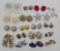 18 Pair of Clip and Screw-Back Costume Earrings
