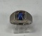 Gold Man's Ring with Star Sapphire