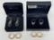 4 Pairs of Gold Earrings