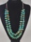 Turquoise and Heishi Beaded Necklace
