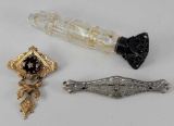 Perfume and Brooches