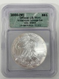 2000 W Silver Eagle ICG MS69