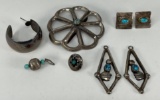 Silver Jewelry and Parts Lot