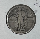 Standing Liberty Quarter 1917S TI F