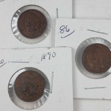 1885, 90, 93 Cents - 85 scratch, VF-XF