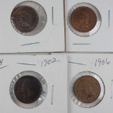 1902, 03, 06, 07 Cents XF-AU