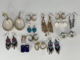 Costume Earrings Including Southwestern Style and Others