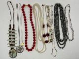 Costume Necklaces, Various Bead Types