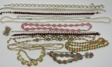 Large Lot of Costume Necklaces and More