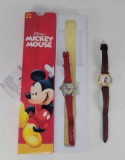 2 Mickey Mouse Wrist Watches