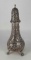 Sterling Repousse Footed Shaker, 2.37 ozt.