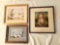 3 Framed Prints- 2 Have Girls with Geese and One is Small Girl