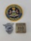 Lower Salford Twp Police Patch, Trucking Service Metal Badge & Princeton University Campus Privilege