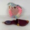 Ribbon & Crochet Decorated Sachet and Fabric Shoe Pin Cushion