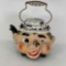 Tilso, Japan Tea Pot- Boy's Face with Bee on Nose with Wire Handle
