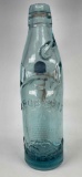 Blue Codd Bottle Marked 