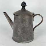 Small Size Tin Coffee Pot
